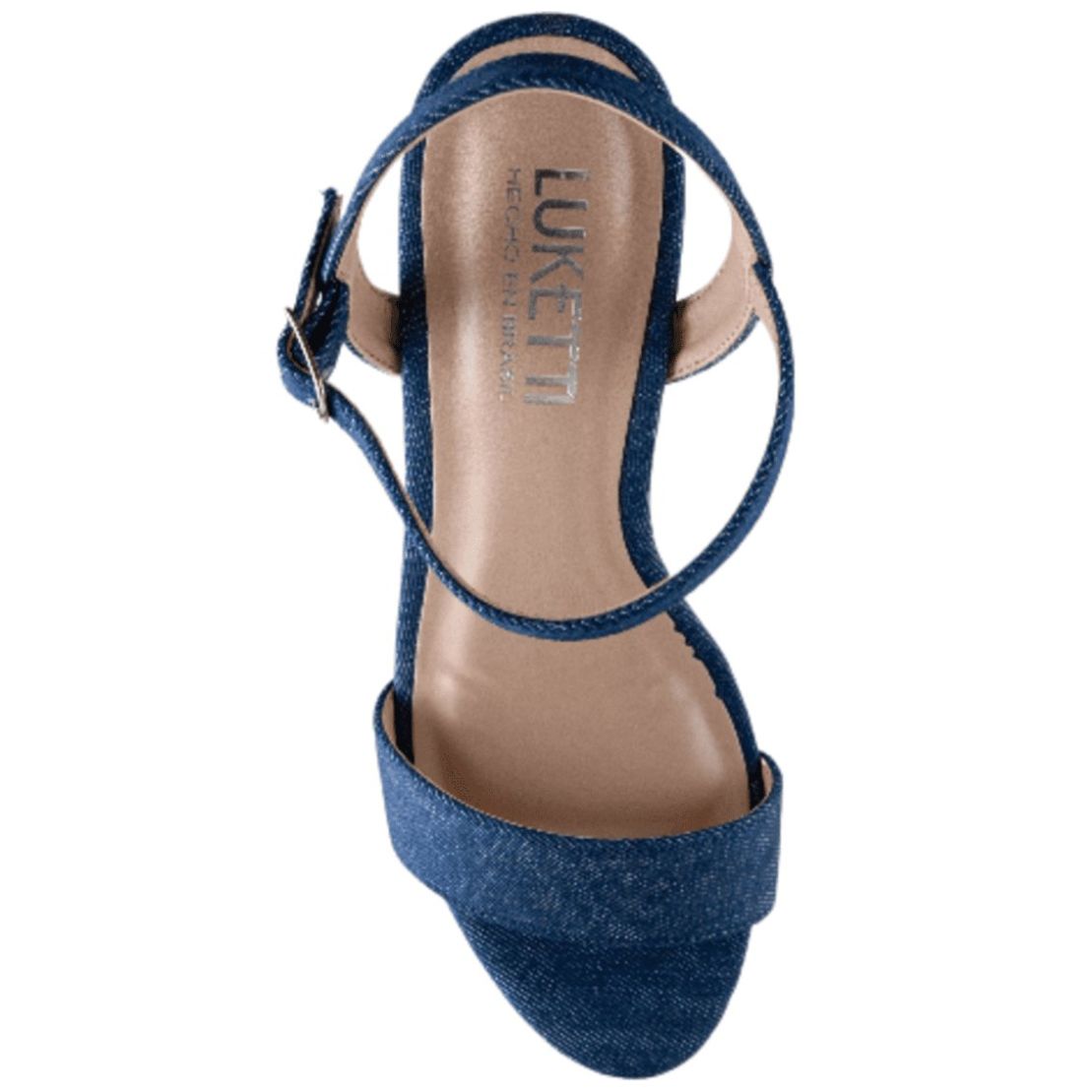 Sandalia Luketti Denim con Cuña para Mujer