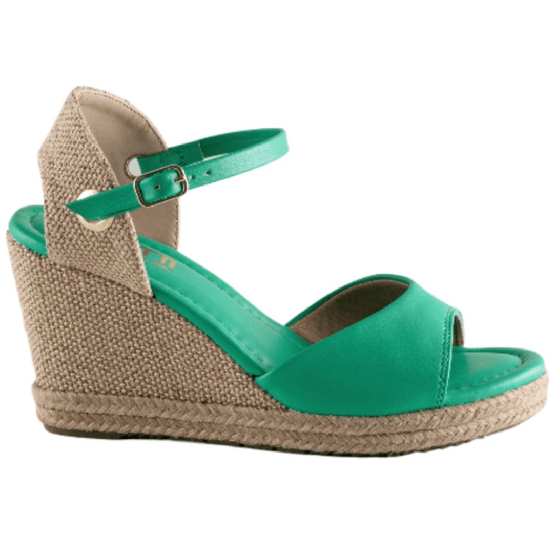 Sandalia Luketti con Cuña y Ajuste Tobillo para Mujer