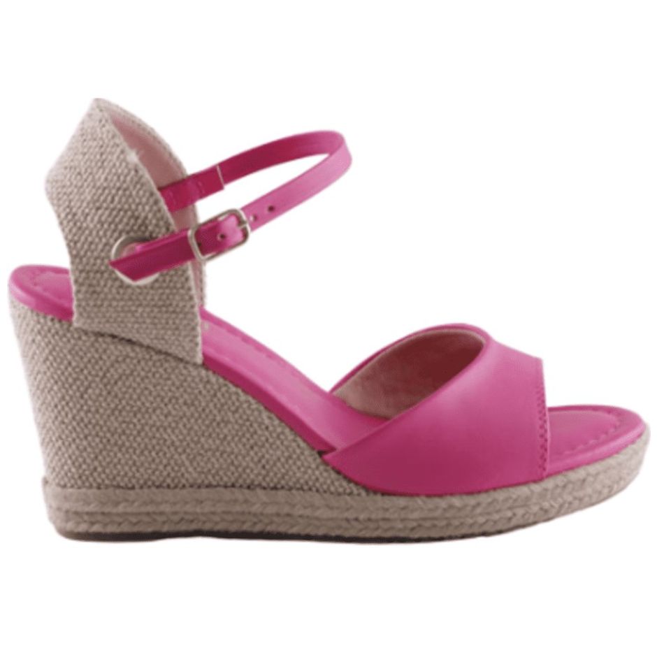 Sandalia Luketti con Cuña y Ajuste Tobillo para Mujer