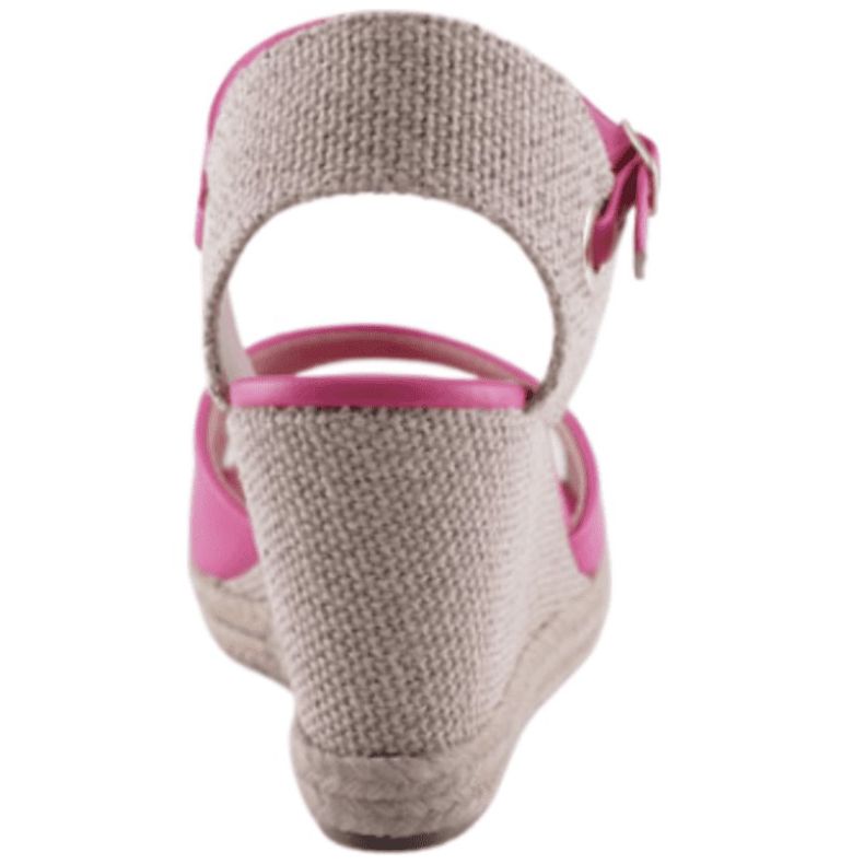 Sandalia Luketti con Cuña y Ajuste Tobillo para Mujer