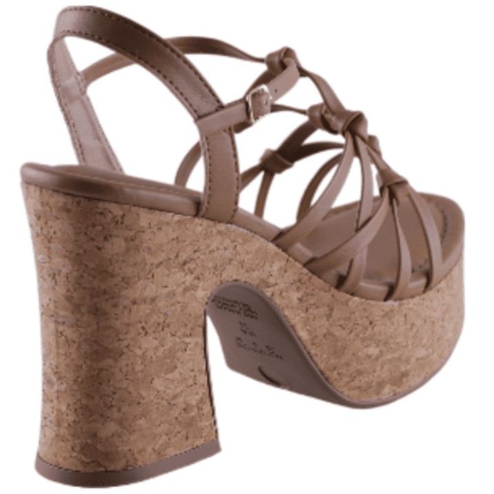 Sandalia Luketti con Tacón y Plataforma para Mujer