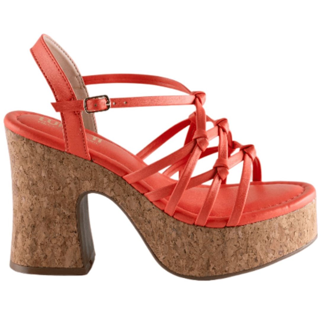 Sandalia Luketti con Tacón y Plataforma para Mujer