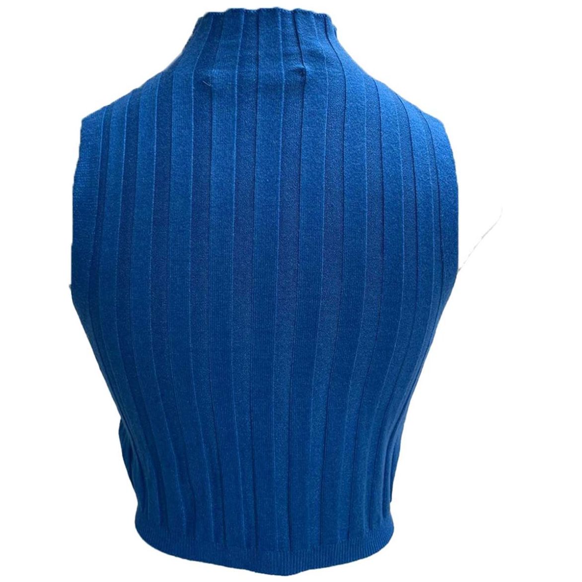 Blusa Tejido con Cuello Alto Uk para Mujer