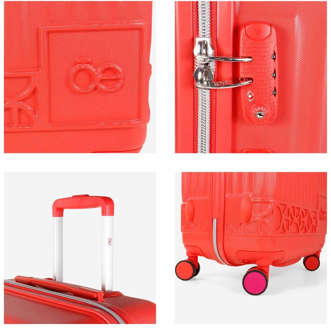 Maleta  High Soft Fireni 24" Rojo Cloe