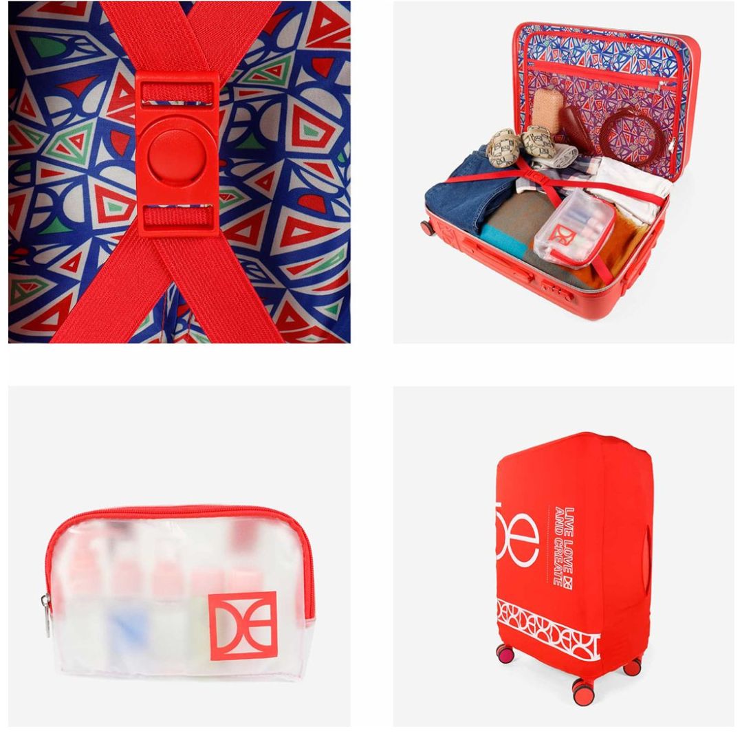 Maleta  High Soft Fireni 24" Rojo Cloe