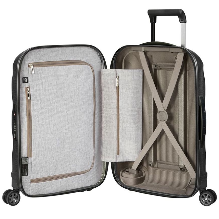 Maleta Rígida Hs C-Lite 20 Color Negro Samsonite