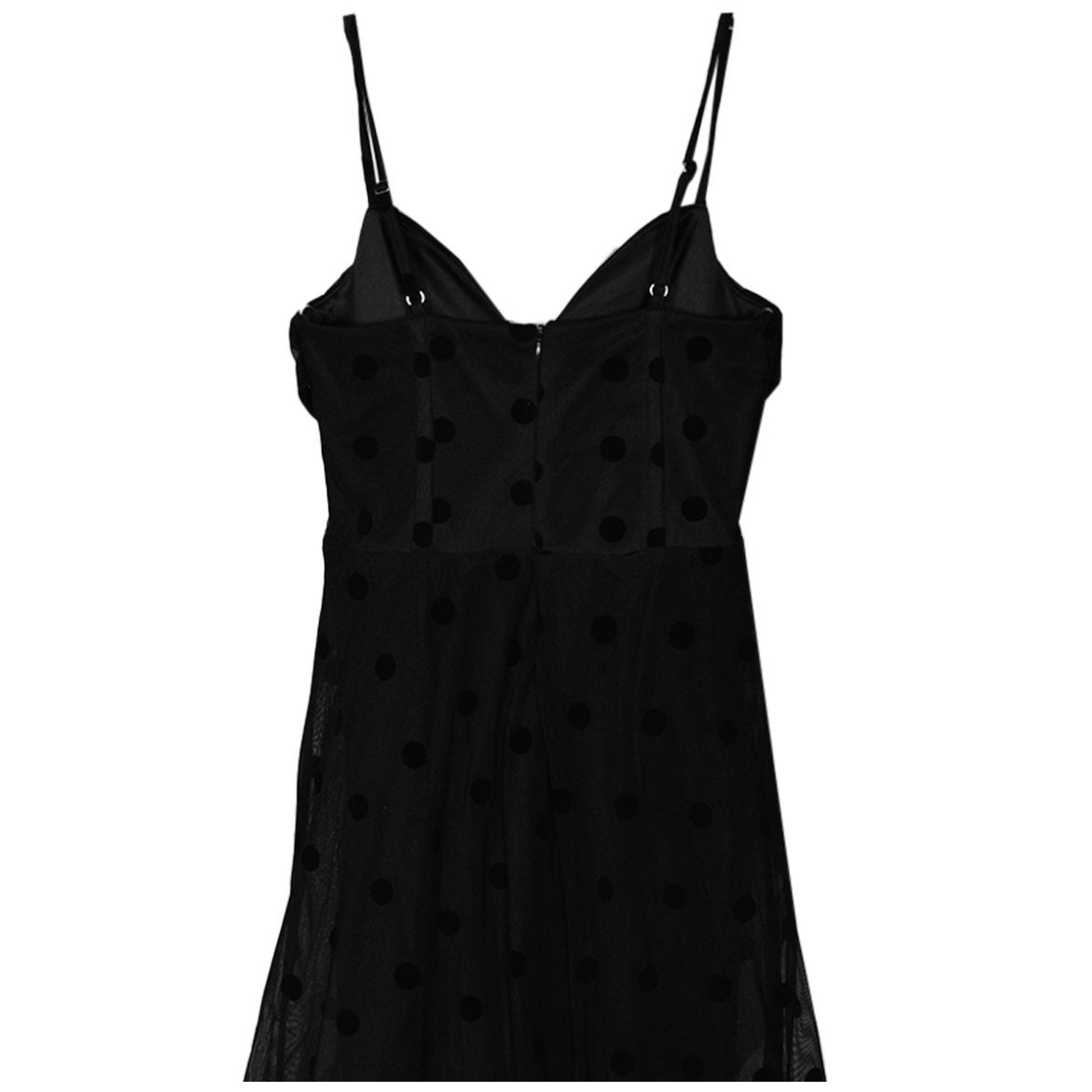 Vestido Largo de Fiesta con Detalle Aplicaciones Bordados para Mujer