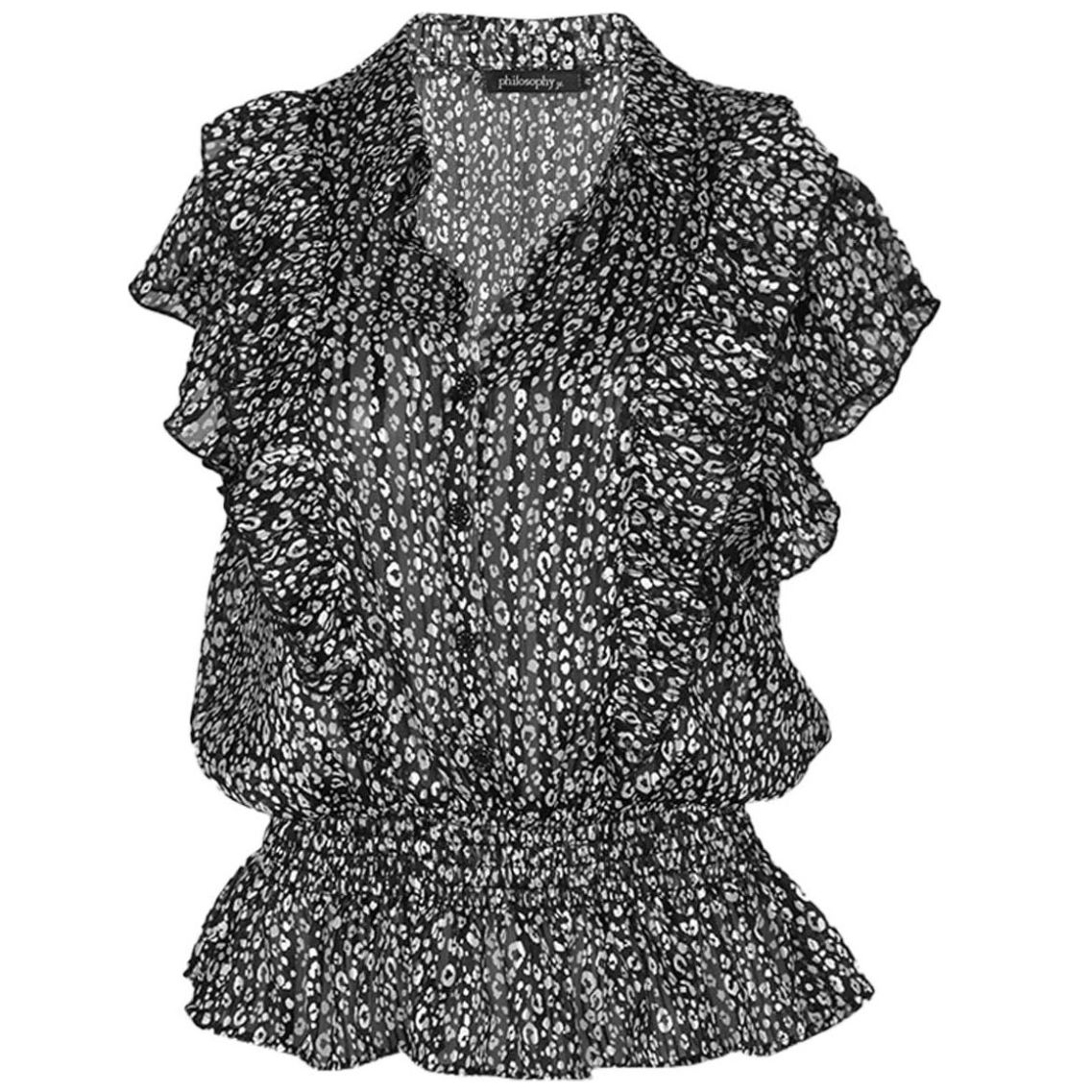 Blusa Estampada con Detalle de Smock para Mujer Philosophy