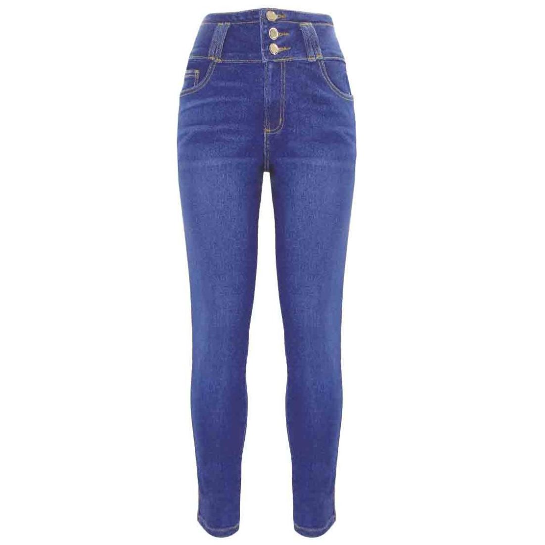 Jeans Jeans Beronna Corte Skinny Diseño Mezclilla