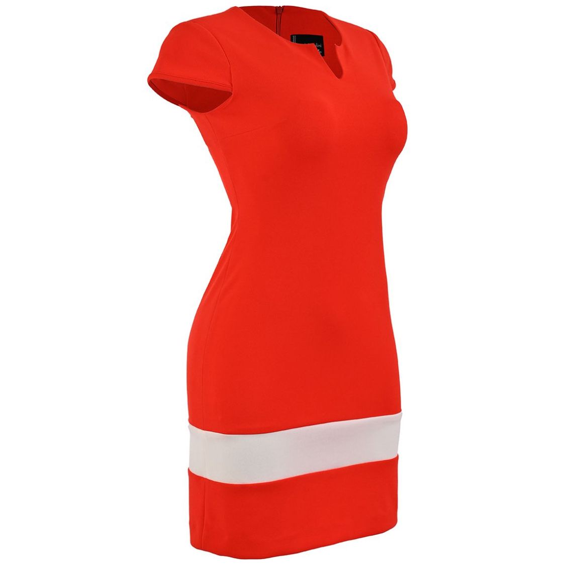 Vestido Michel Paulini Manga Corta Cuello Redondo para Mujer