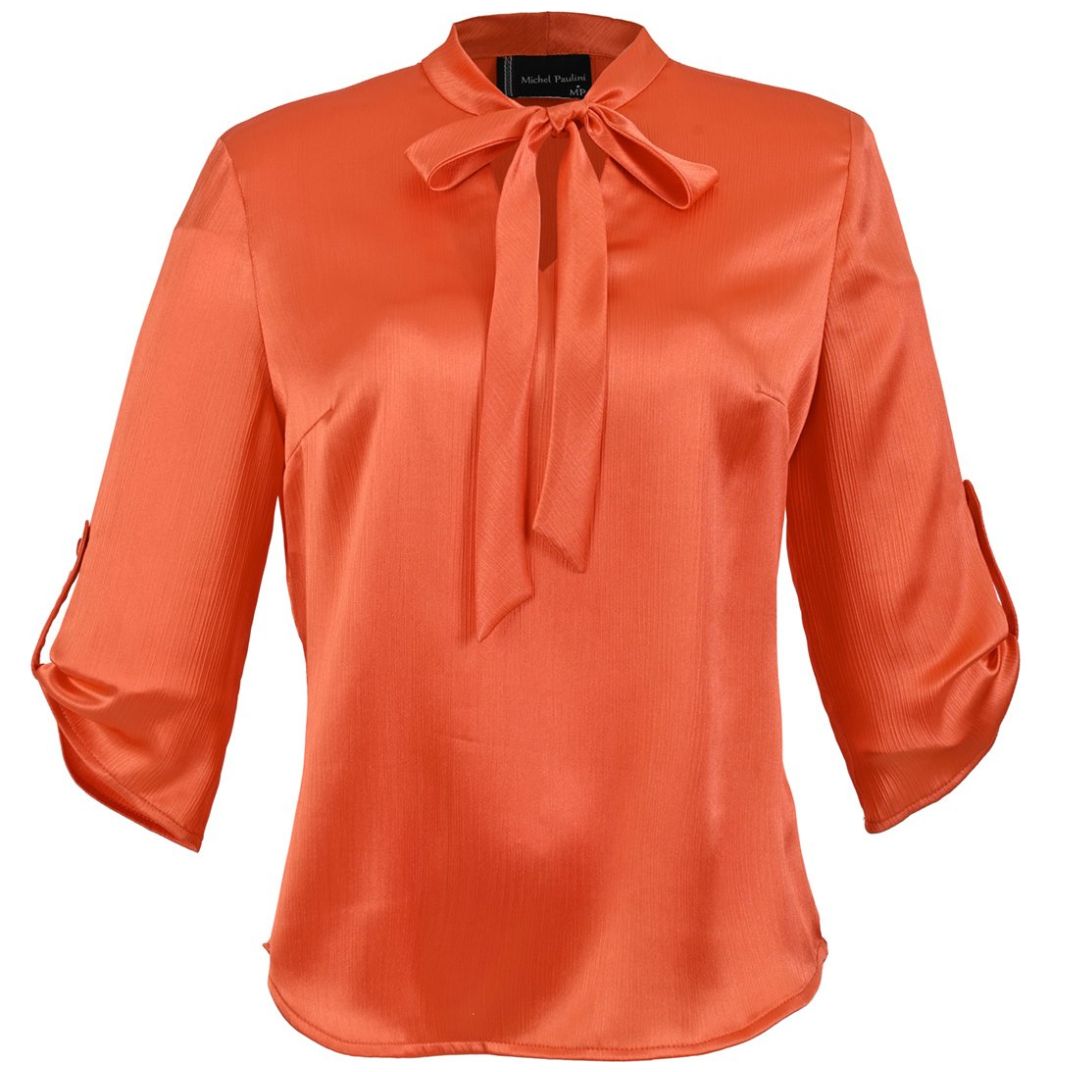 Blusa Michel Paulini Manga 3/4 Cuello Redondo para Mujer