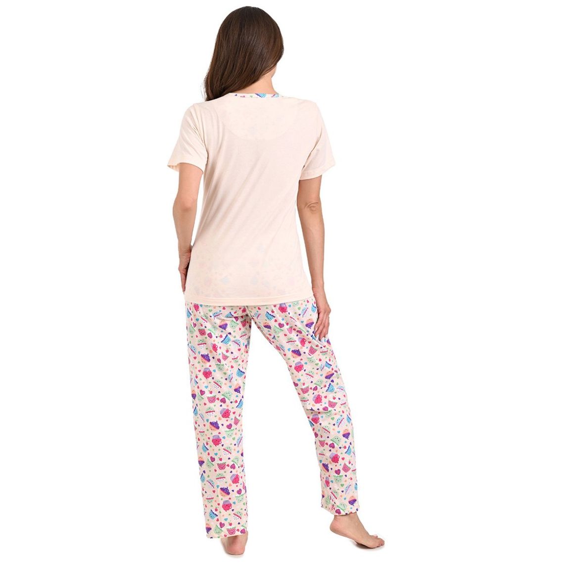 Pijama de Manga Corta Y Pantalón Sugar & Milk para Mujer