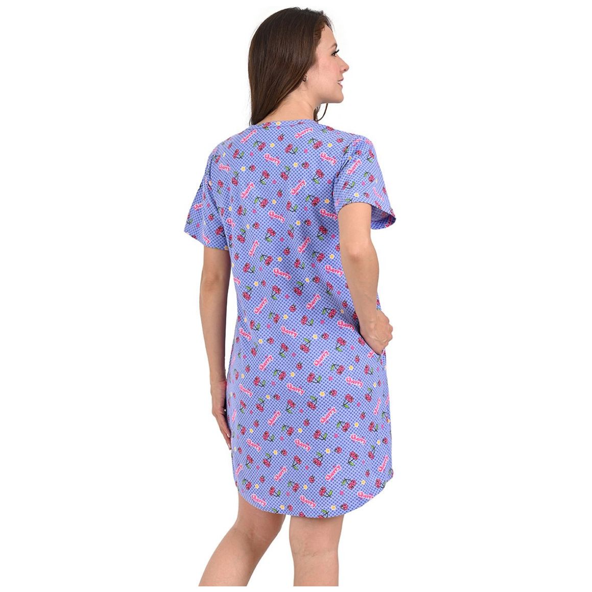 Camisón de Manga Corta Sugar & Milk para Mujer