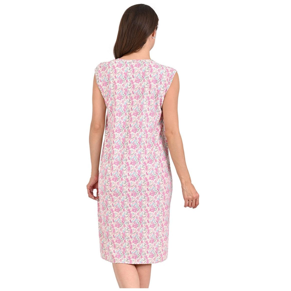 Camisón de Algodón con Manga Corta Night Stars para Mujer