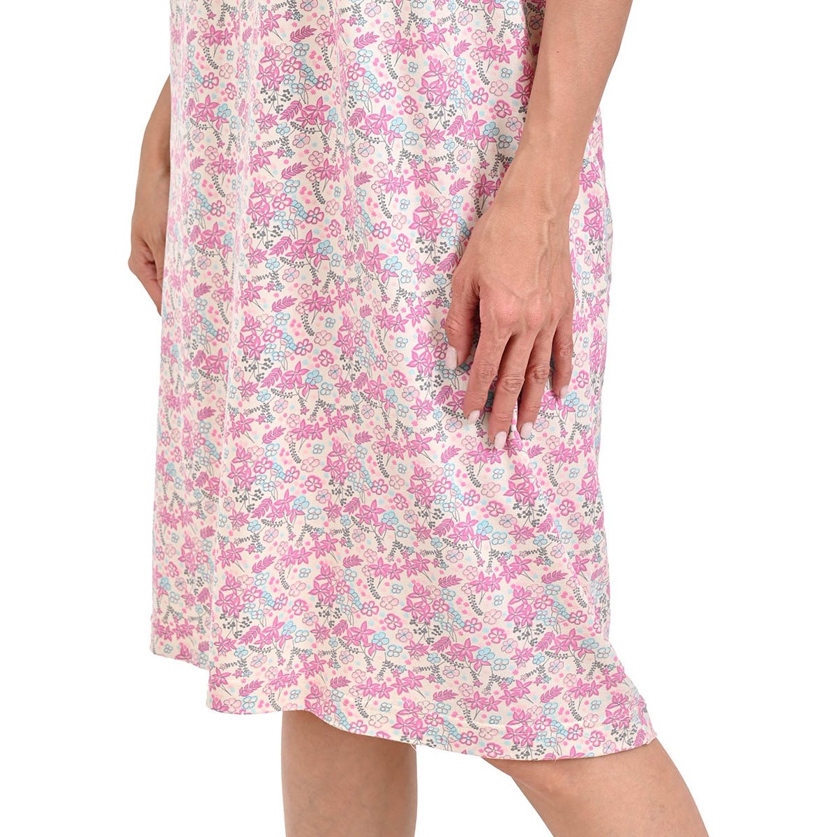 Camisón de Algodón con Manga Corta Night Stars para Mujer