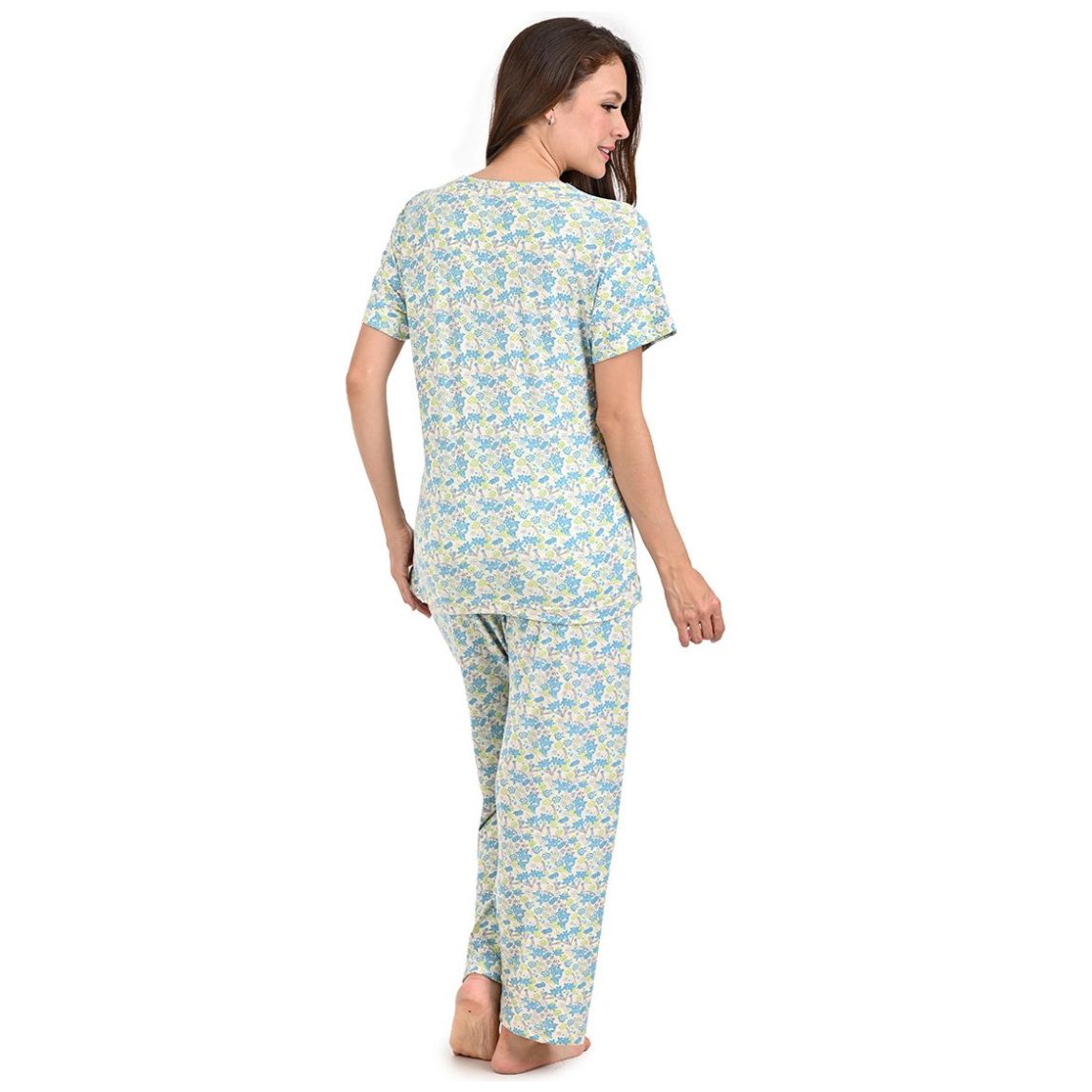 Pijama de Algodón con Manga Corta Night Stars para Mujer