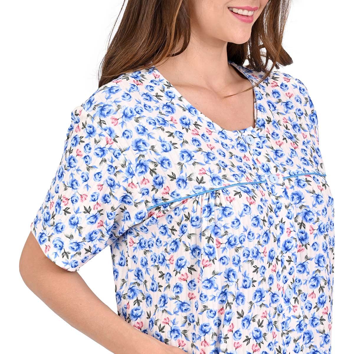 Bata de Manga Corta Night Stars para Mujer