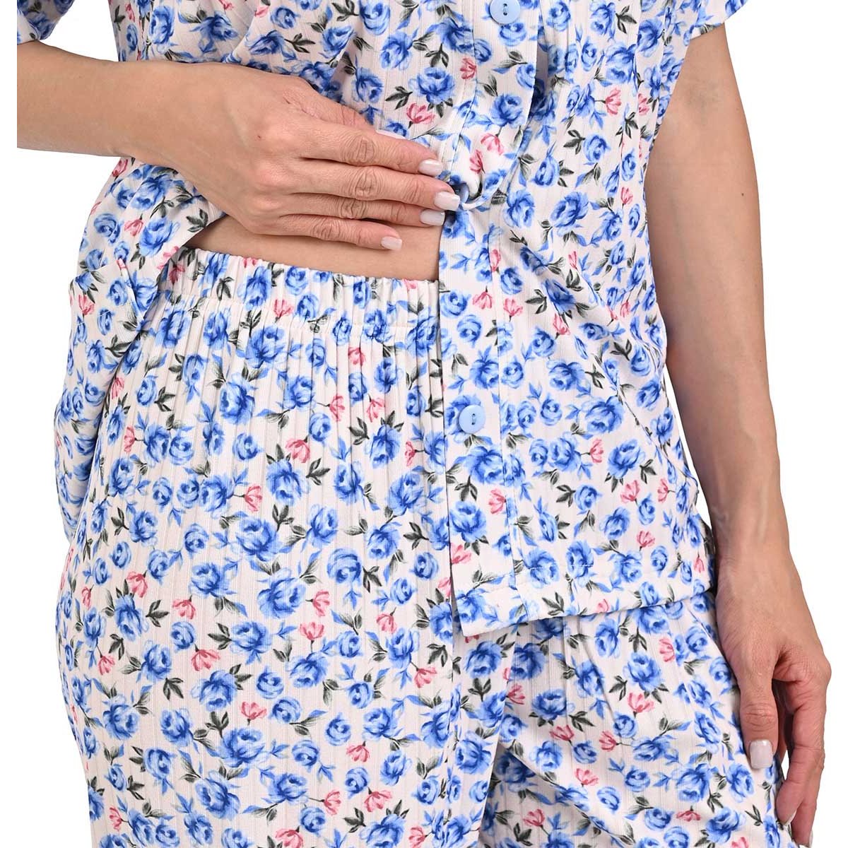 Pijama de Manga Corta Y Pantalón Night Stars para Mujer