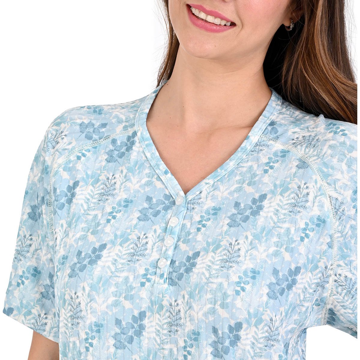 Bata de Manga Corta Night Stars para Mujer