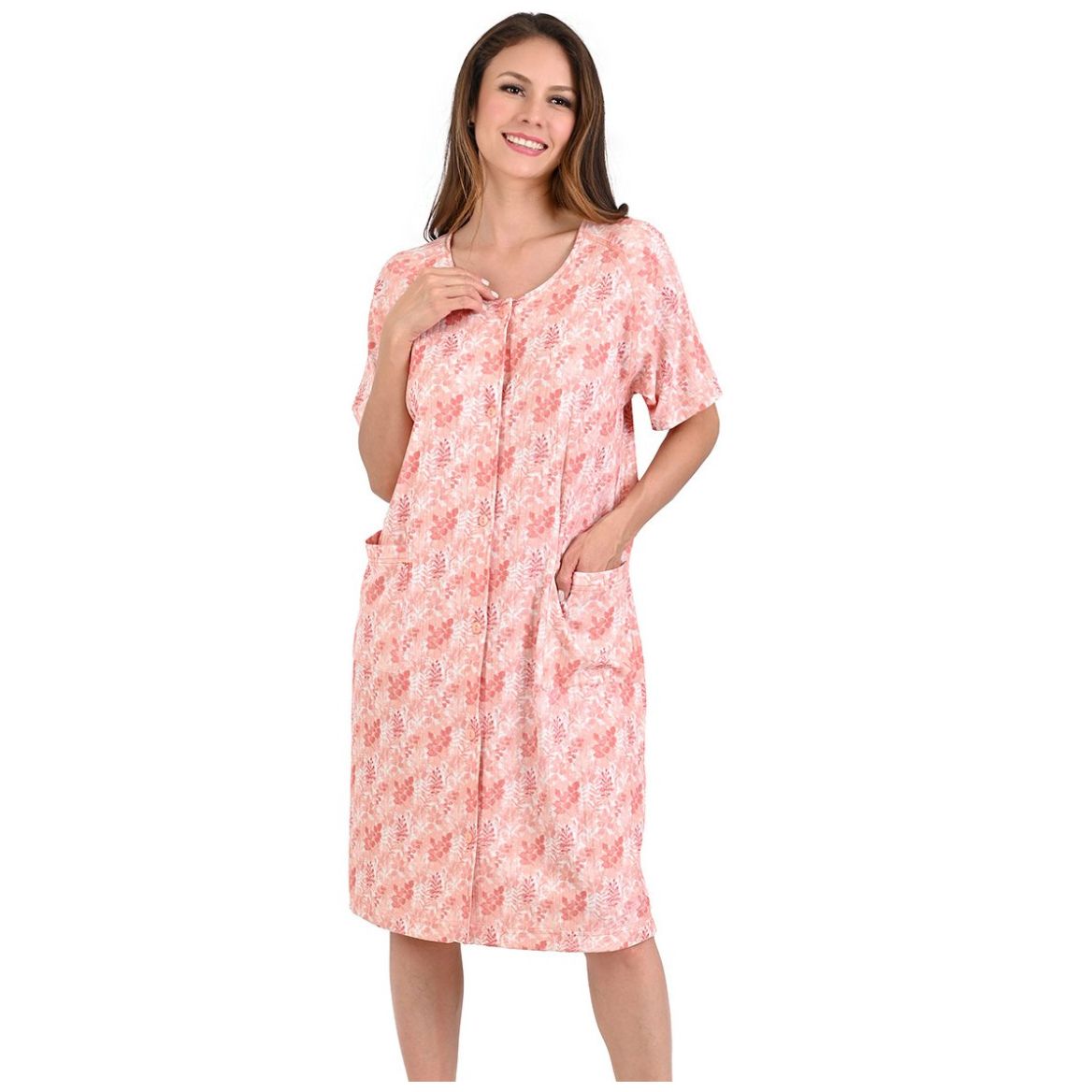 Camisón de Algodón con Manga Corta Night Stars para Mujer