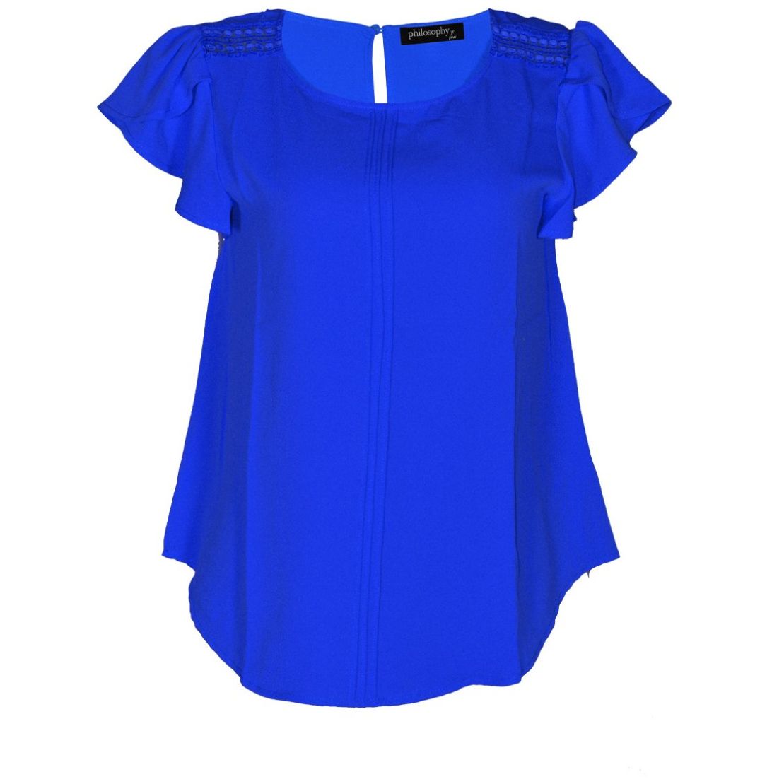 Blusa con Encaje en Hombro para Mujer Philosophy Jr Plus