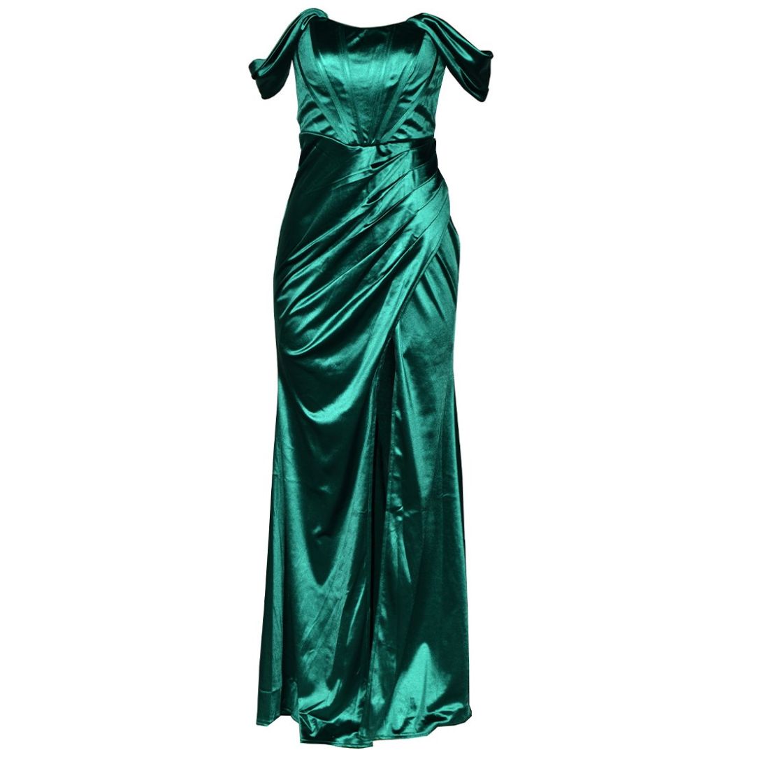 Vestido Largo de Fiesta con Abertura para Mujer