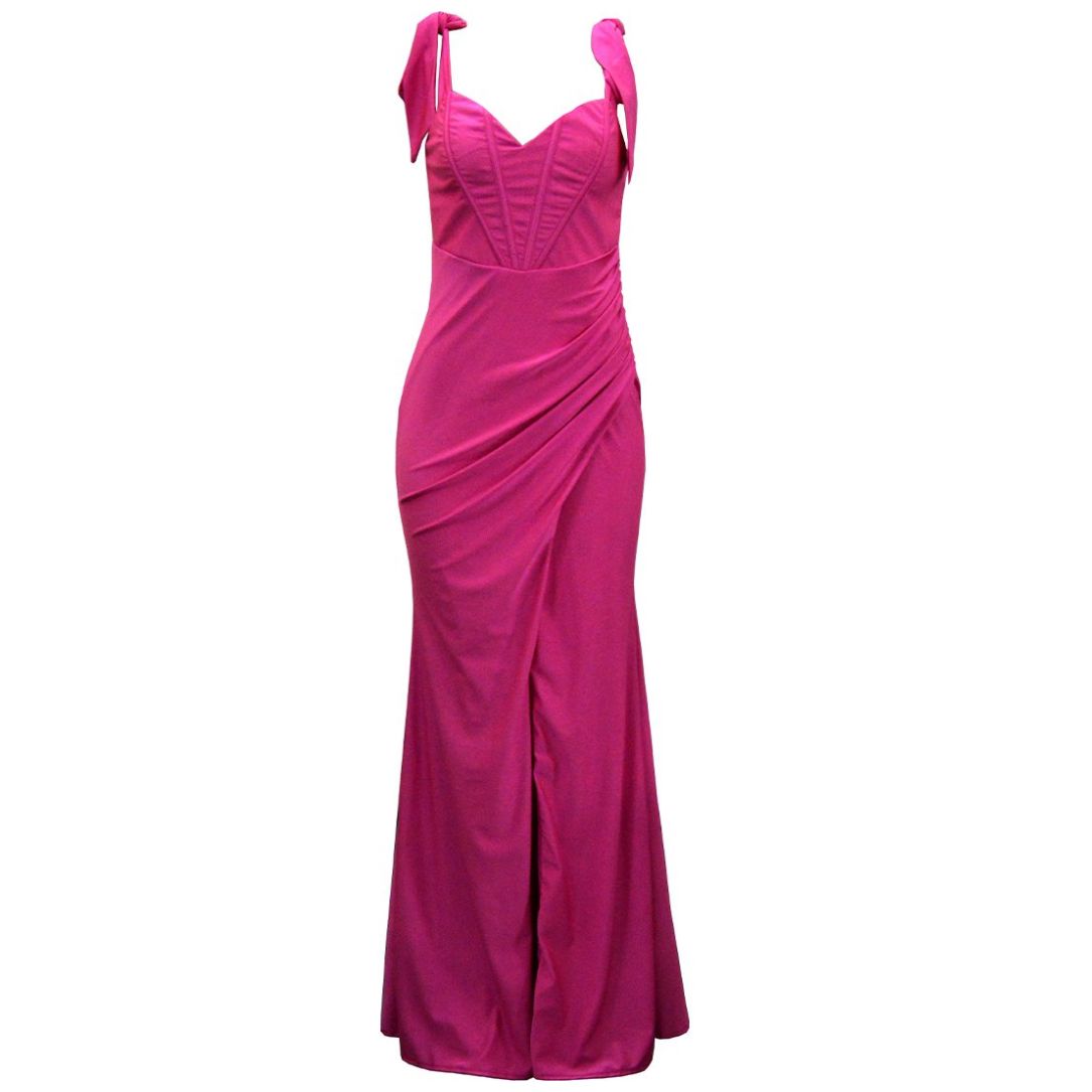 Vestido Largo de Fiesta con Abertura para Mujer