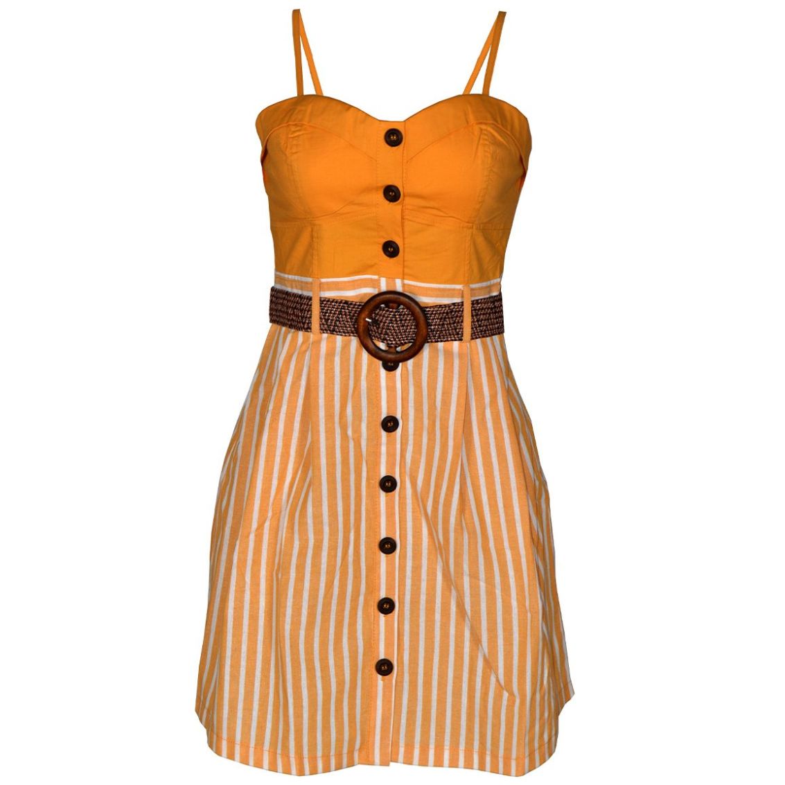Vestido Corto con Detalle de Cinturón para Mujer Philosophy