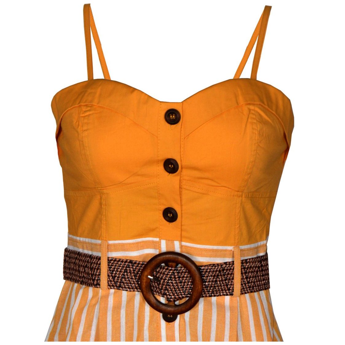 Vestido Corto con Detalle de Cinturón para Mujer Philosophy
