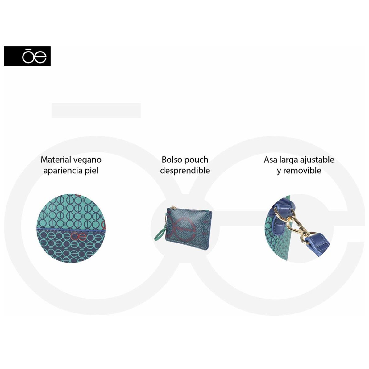 Bolso Tote Cloe Rojo para Mujer