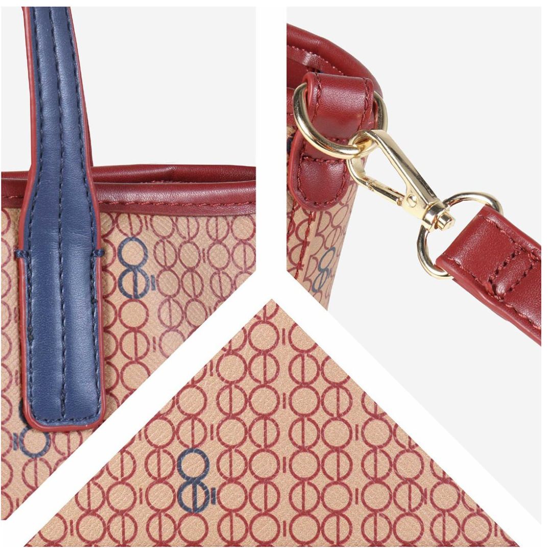 Bolso Tote Cloe Rojo para Mujer