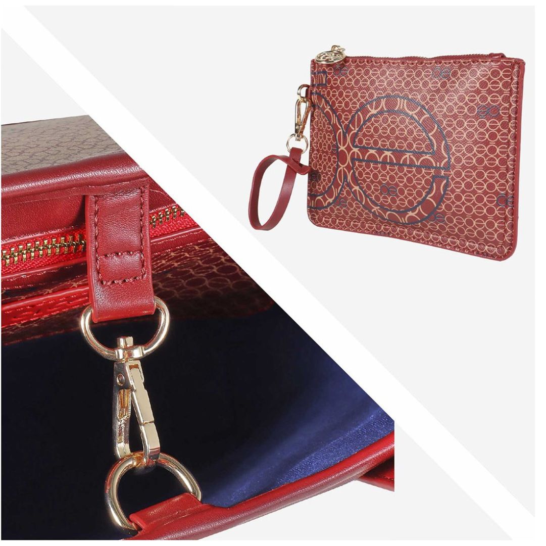 Bolso Tote Cloe Rojo para Mujer