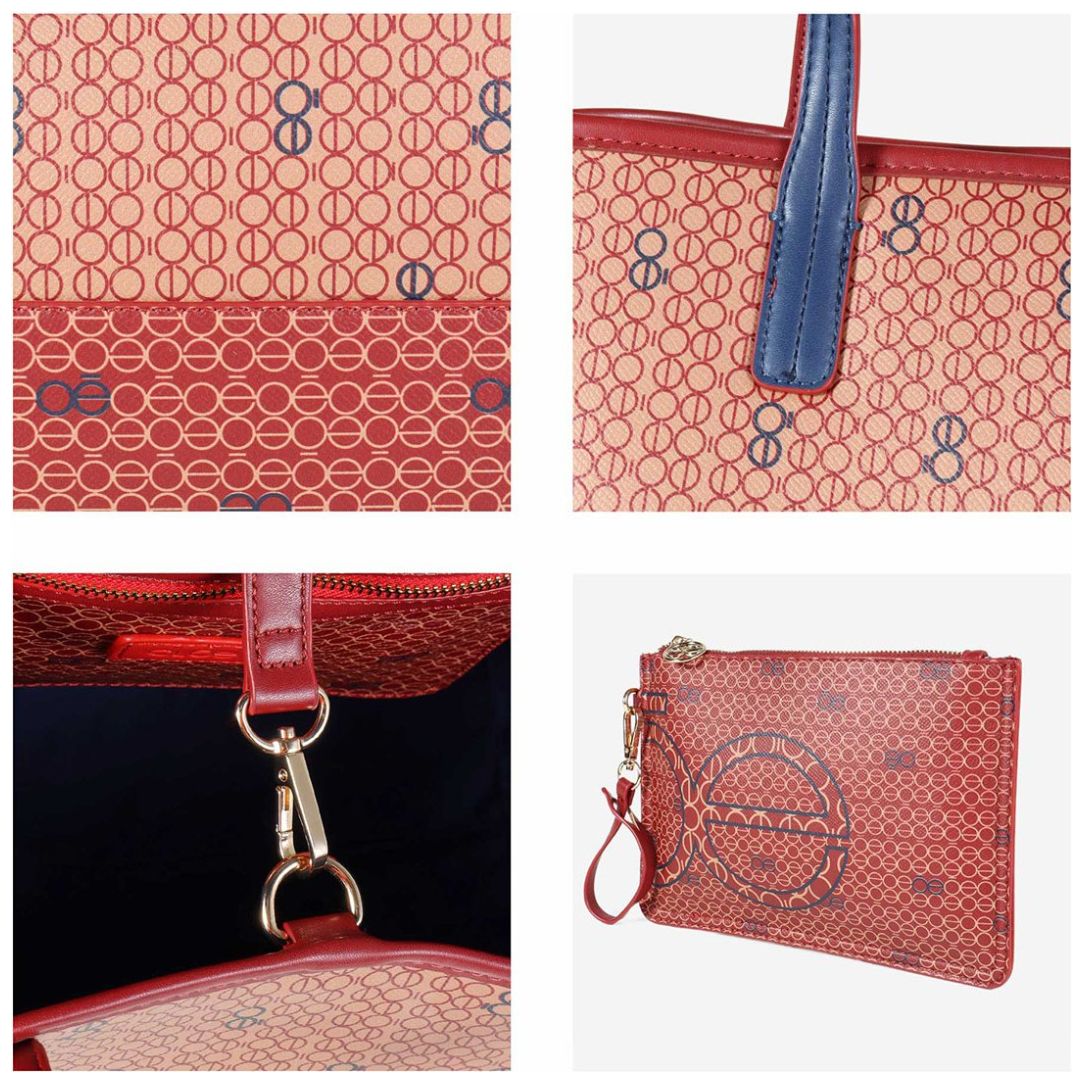 Bolso Tote Cloe Rojo para Mujer