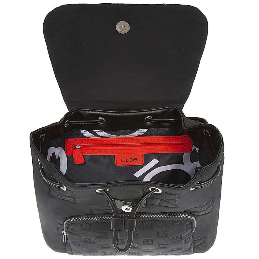 Bolso Backpack Cloe Negro para Mujer