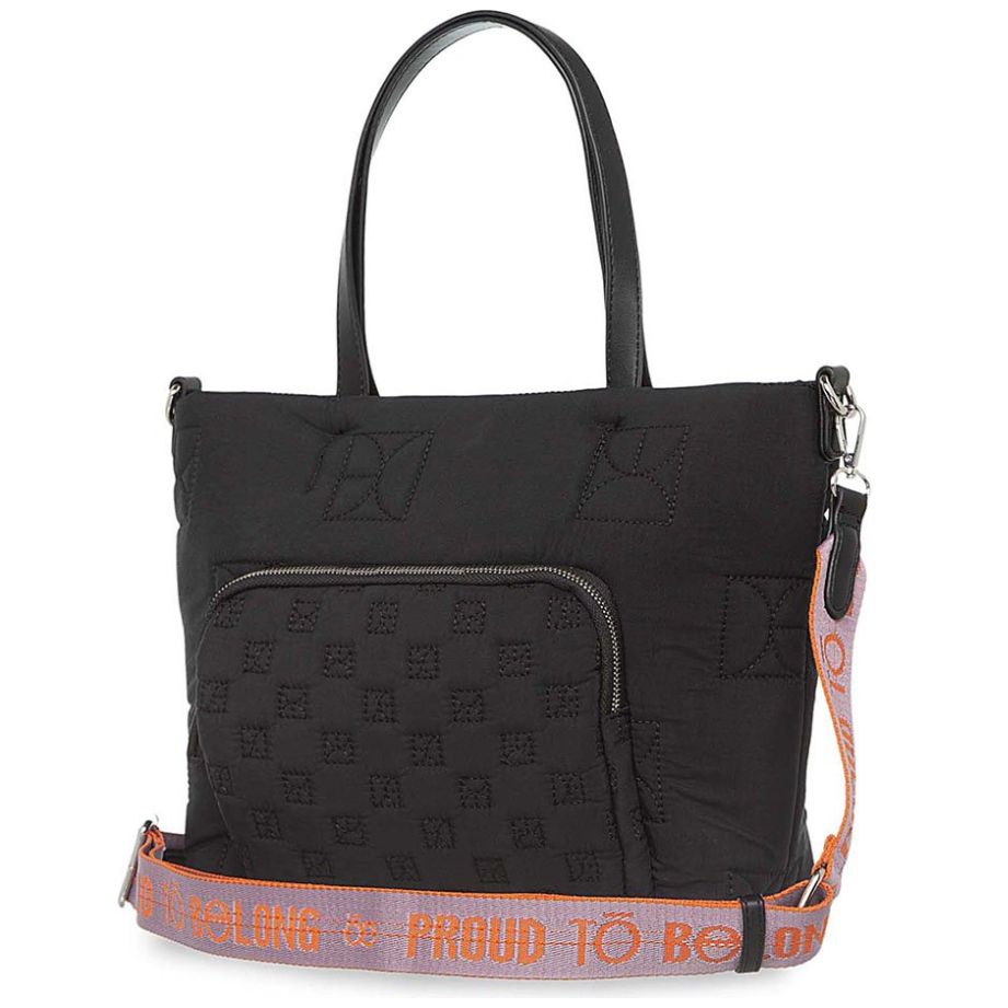 Bolso Tote Cloe Negro para Mujer