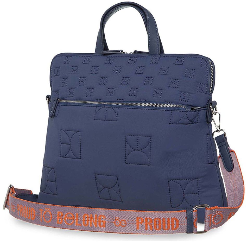 Bolso Porta Laptop Cloe Marino para Mujer