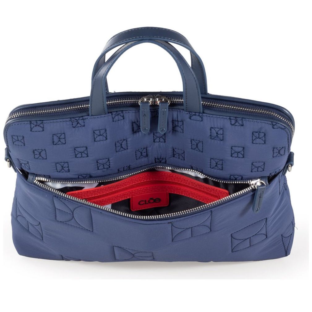 Bolso Porta Laptop Cloe Marino para Mujer
