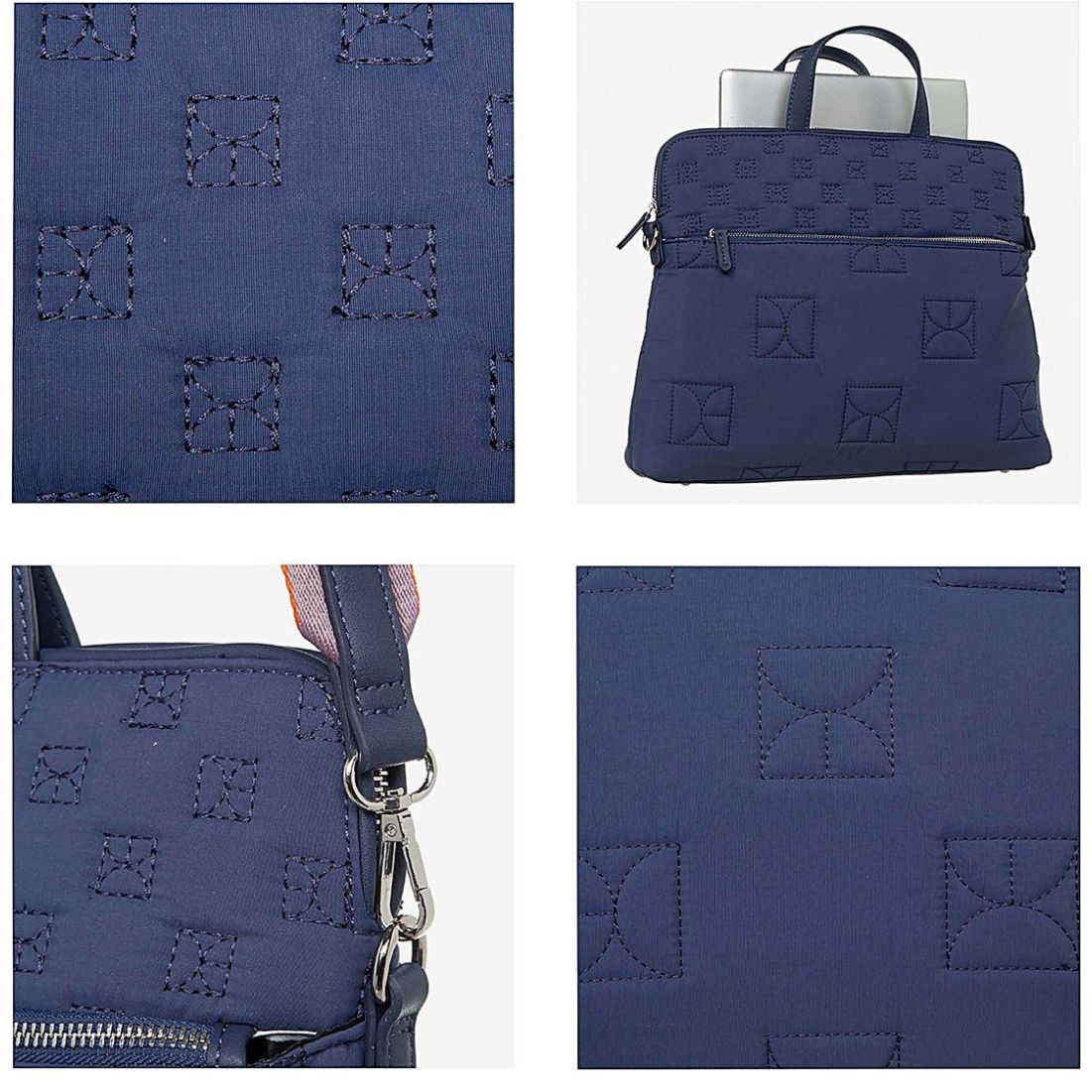 Bolso Porta Laptop Cloe Marino para Mujer