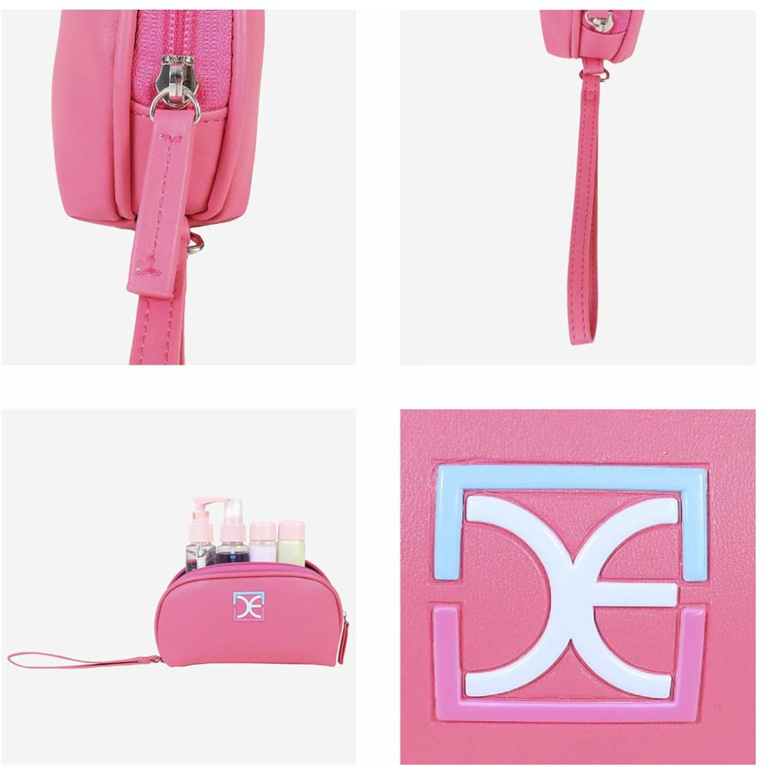 Cosmetiquera Cierre Sencillo Cloe Magenta para Mujer