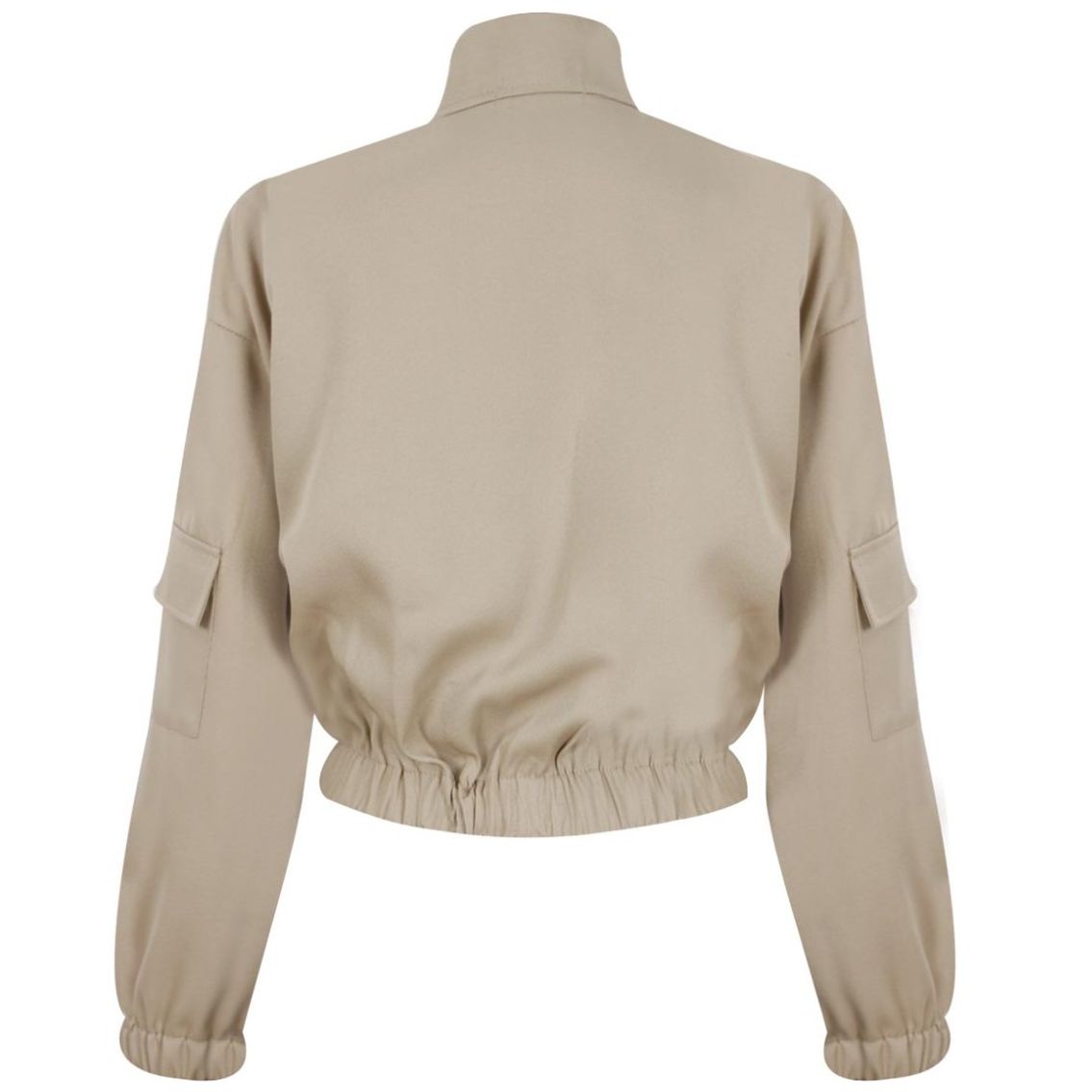 Chamarra Corta con Bolsas Tipo Cargo #4Me&4You para Mujer