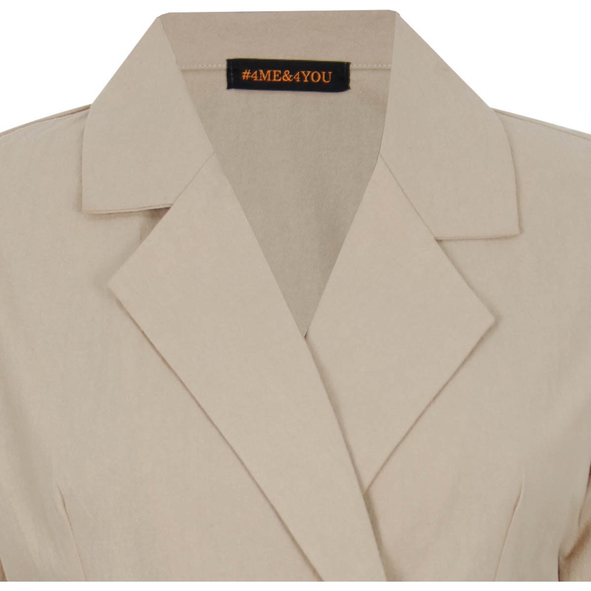 Saco Corto Liso #4Me&4You para Mujer