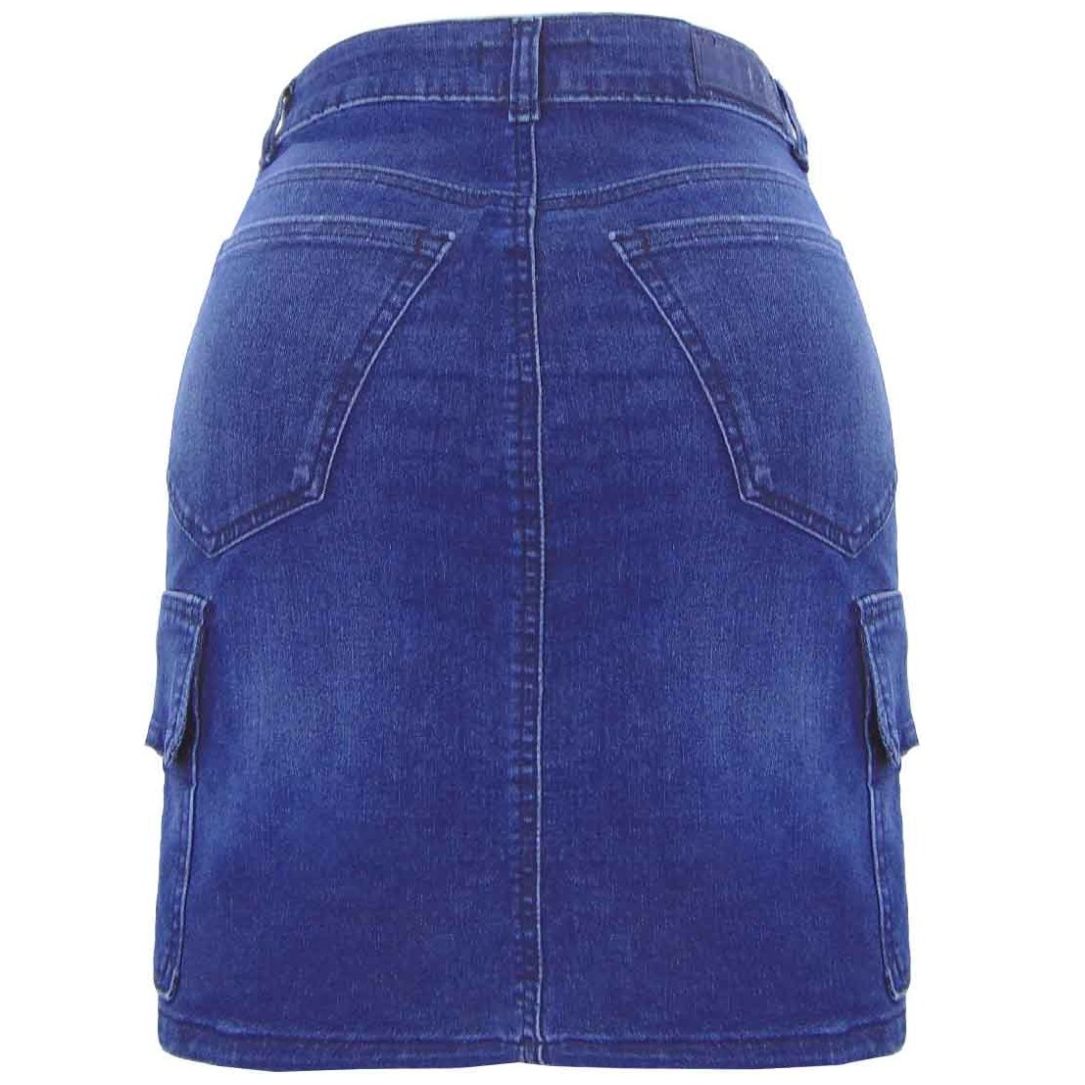 Falda Corta con Bolsas Cargo Mussa para Mujer