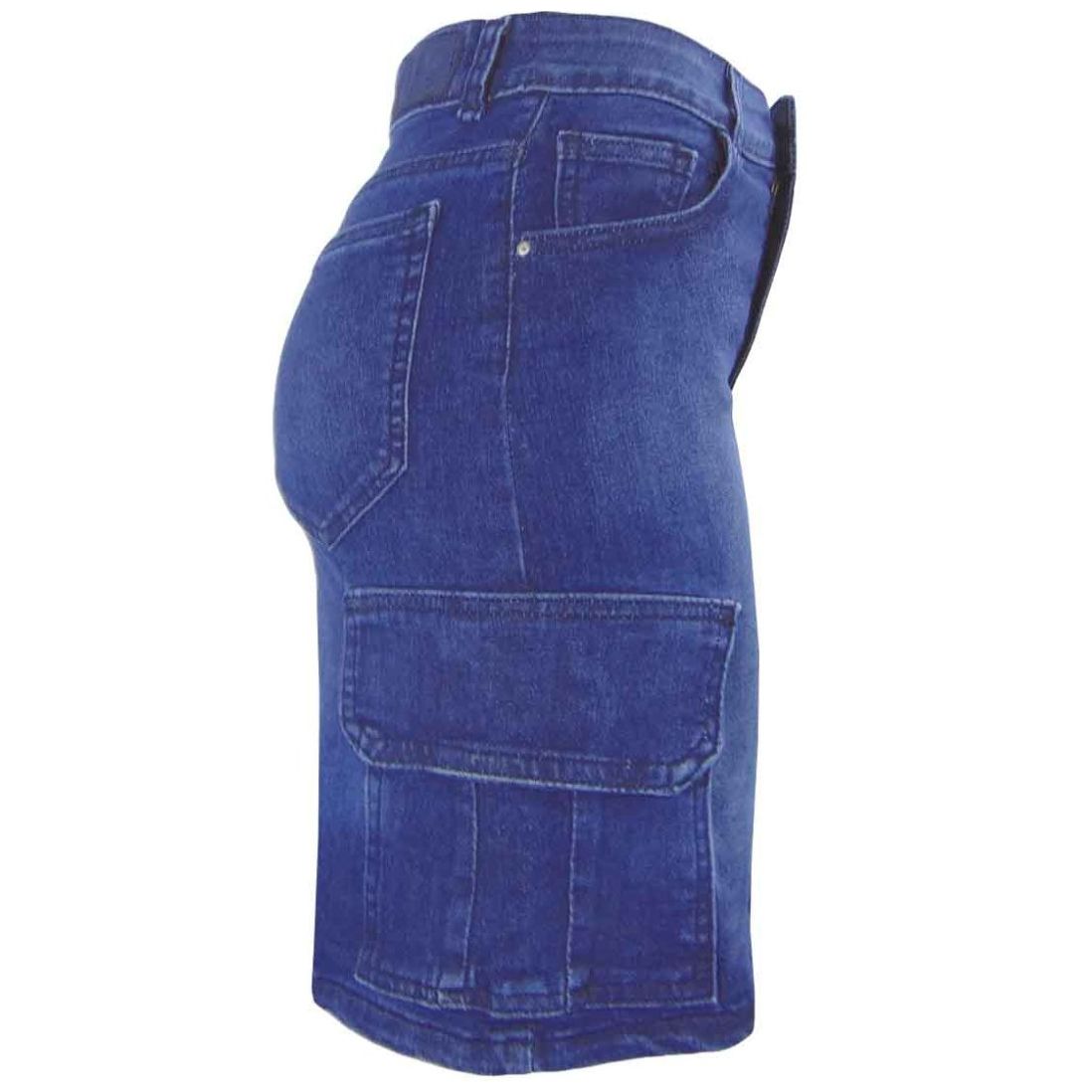 Falda Corta con Bolsas Cargo Mussa para Mujer