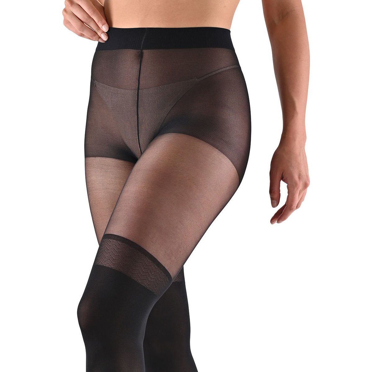 Pantimedia María Intima Efecto Zigzag para Mujer