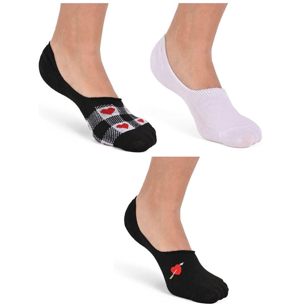 Protector Pie 3 Pares Sneaker Llama Maria Intima