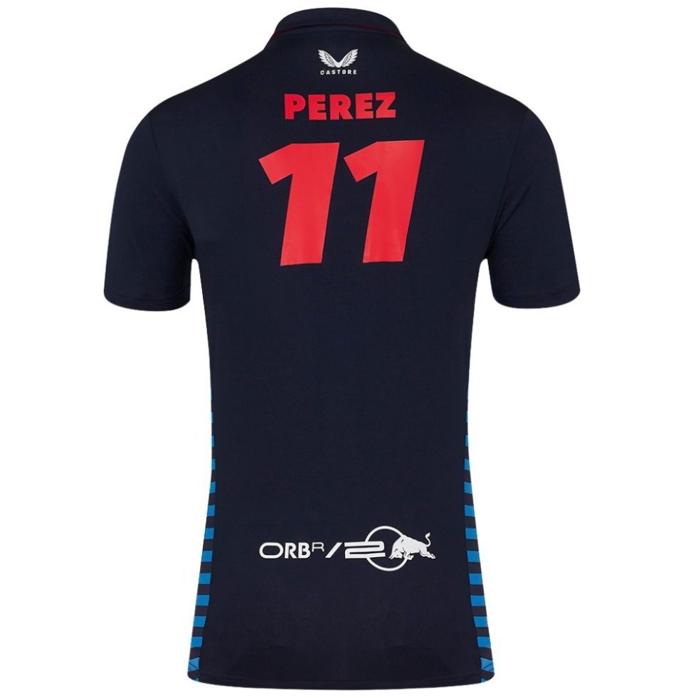 Playera Tipo Polo Redbull Checo Pérez para Hombre