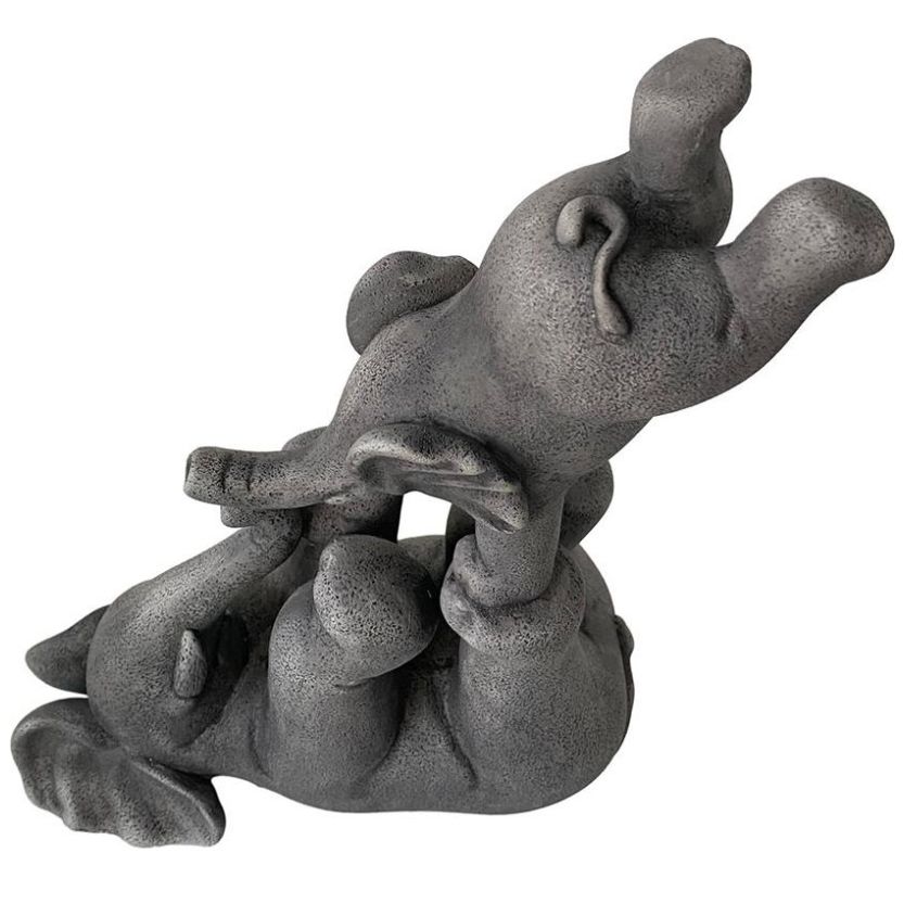 Figura Elefantes Mamá e Hijo Vintage Home