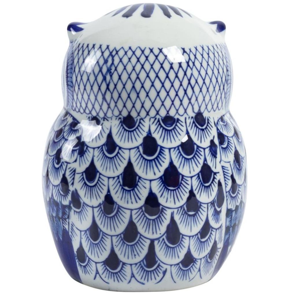Figura Búho Azulejo M Vintage Home
