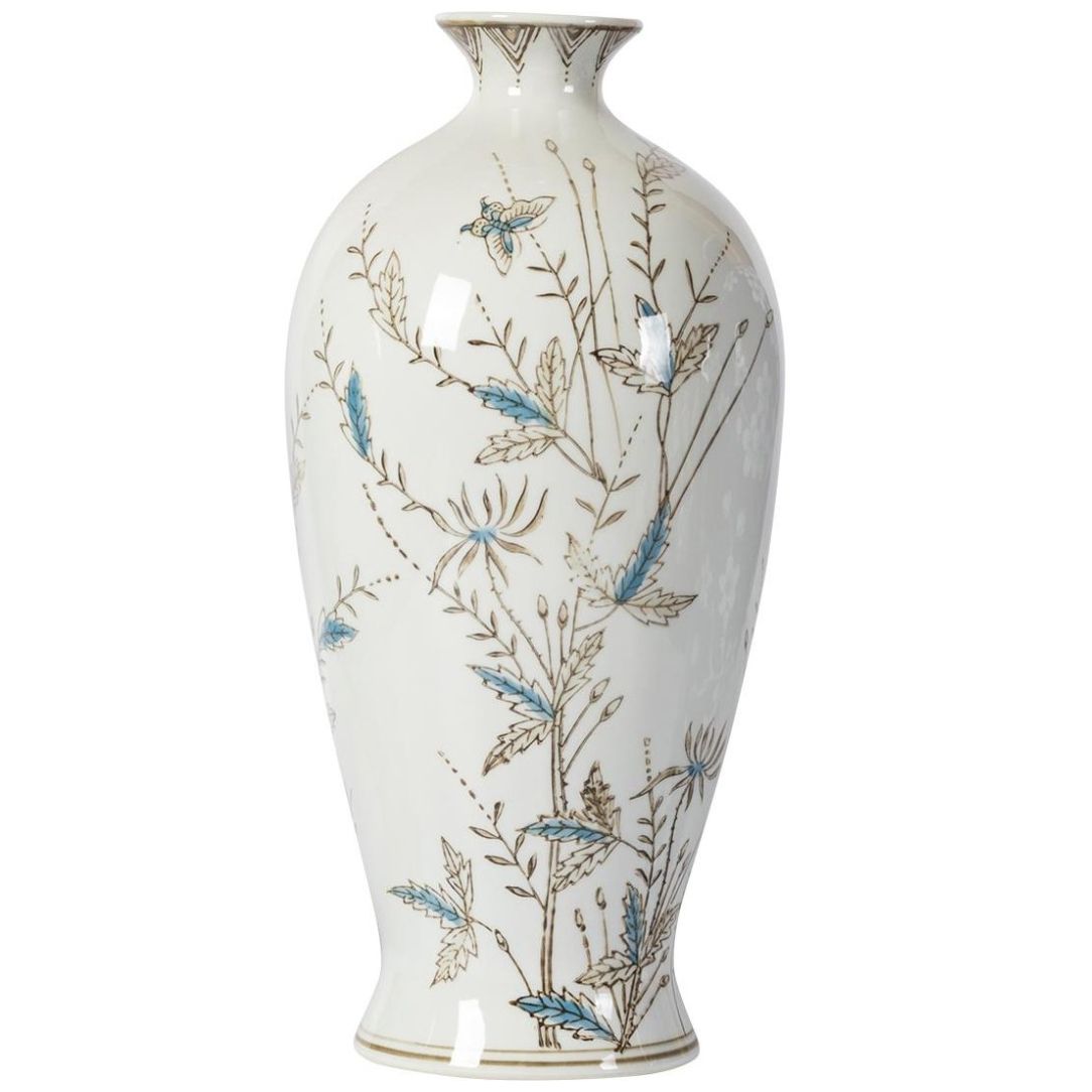 Vasija Cerámica Pájaros Vintage Home