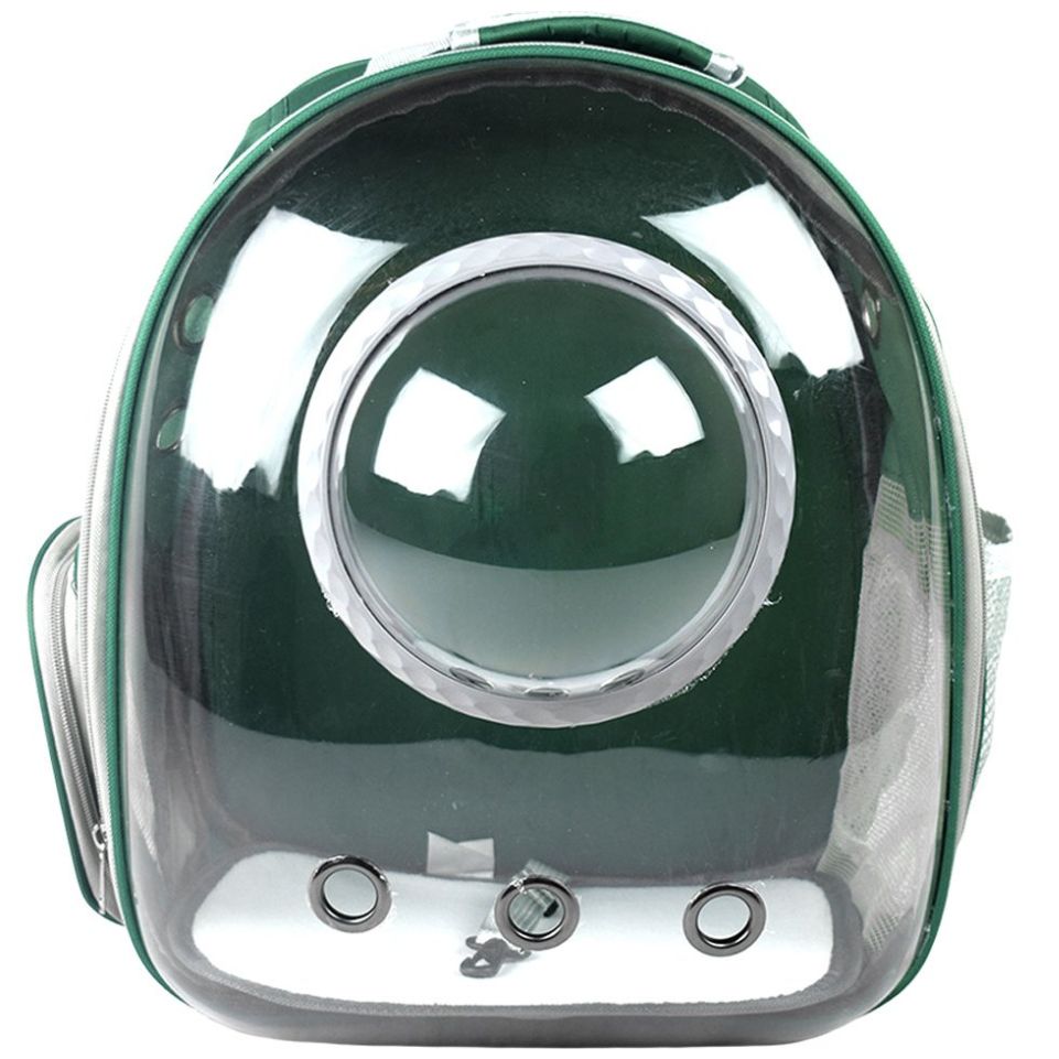 Mochila con Burbuja para Mascota Verde  Fancy Pets